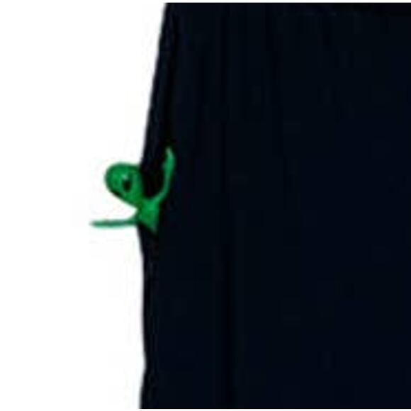 Black Track Pants MEDIUM Zip Ankle Pockets Thick Jersey 31" Inseam Vintage 80s - Picture 2 of 8